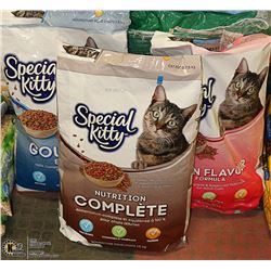 LOT OF 3 7.5KG BAGS OF ASST FLAVOUR SPECIAL KITTY