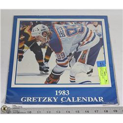 UNUSED 1983 OILERS GRETZKY CALENDAR