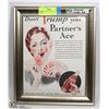 Image 1 : ORIGINAL 1933 COCA-COLA   AD IN FRAME