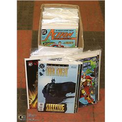 SHORT BOX OF MOSTLY BATMAN/SUPERMAN COMICS
