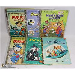 6 1960'S DISNEY BOOKS COMICS JETSONS MICKEY