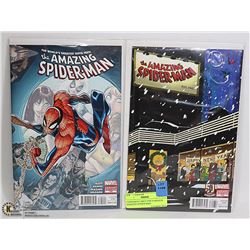 2 DIFFERENT  #700 VARIANTS AMAZING SPIDER MAN