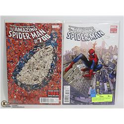 2 DIFFERENT  #700 VARIANTS AMAZING SPIDER MAN