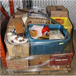 PALLET OF UNCLAIMED STORAGE