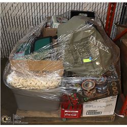 PALLET OF UNCLAIMED STORAGE