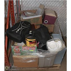 PALLET OF UNCLAIMED STORAGE