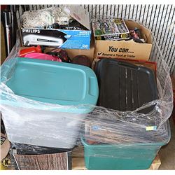 PALLET OF UNCLAIMED STORAGE