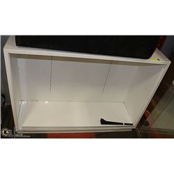 WHITE POWDER COATED DISPLAY CANBINET