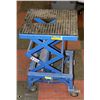 Image 1 : BLUE MOTORCYCLE LIFT ON WHEELS