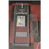 Image 1 : LOT OF 2 LIVE ANIMAL CAGE