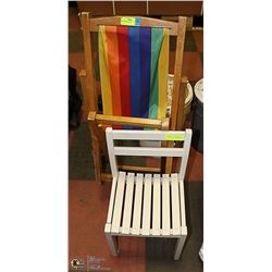 LOT OF 2  KIDS CHAIRS