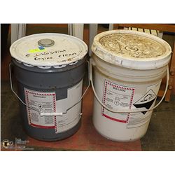 2 PAILS OF COMMERCIAL CLEANER