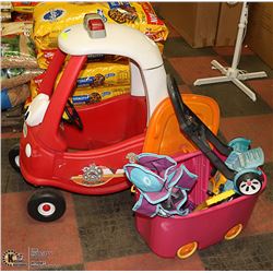 LITTLE TIKES FIRE RESCUE CAR PLUS ASS'T TOYS,