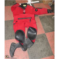 BROOKS SEAL SUIT - DRY SCUBA DIVING SUIT