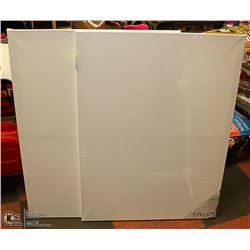LOT OF 2 ARTISTIC PAINTING CANVASES 30" X 40"