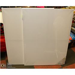 LOT OF 2 ARTISTIC PAINTING CANVASES 30" X 40"