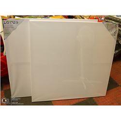 LOT OF 2 ARTISTIC PAINTING CANVASES 36" X 36"