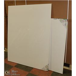 LOT OF 2 ARTISTIC PAINTING CANVASES 48" X 60"