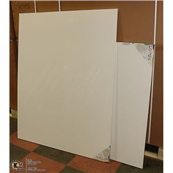 LOT OF 2 ARTISTIC PAINTING CANVASES 48" X 60"