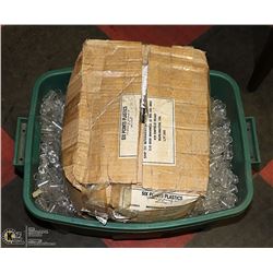 TOTE AND BOX OF CHAIR GLIDES