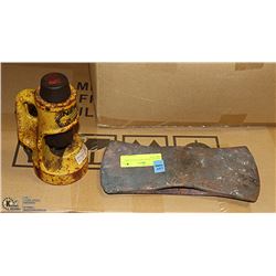 DOUBLE HEAD AXE PLUS A CABLE SPLITTER