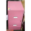Image 1 : PINK 2 DRAWER FILE CABINET