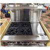 Image 2 : NEW ICB COMMERCIAL RANGE W/ 4 BURNER HOT PLATE &