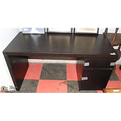 BLACK DESK  55" X 25" X 29"