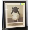 Image 1 : 16 X 19 LOVE DOG DAY AFTERNOON FRAMED PIC