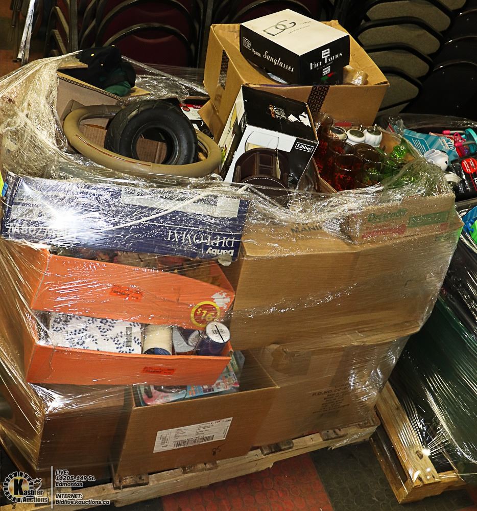 PALLET OF UNCLAIMED STORAGE