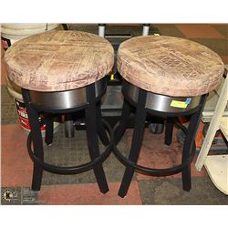 2 BAR STOOLS  28" TALL
