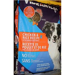 16KG BAG VIBRANT LIFE CHICKEN AND RICE DOG FOOD