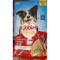 18KG BAG KIBBLES AND BITS PORK AND VEGETABLE