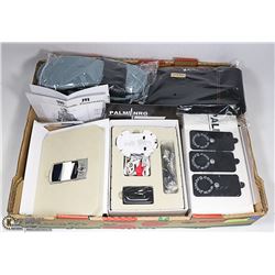 NEW PALM NRG TENS MACHINE W/ FOOT PAD & BACK BELT