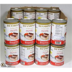 CASE OF DIAMOND BRAND MACKEREL IN BRINE