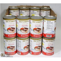 CASE OF DIAMOND BRAND MACKEREL IN BRINE