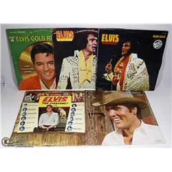 A FLAT OF ELVIS PRESLEY RECORDS. ALBUMS INCULDES