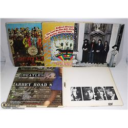 A FLAT OF THE BEATLES RECORDS. ALBUMS INCULDES