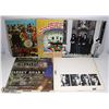 Image 1 : A FLAT OF THE BEATLES RECORDS. ALBUMS INCULDES