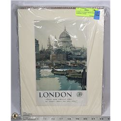 8 EARLY U.K. RAIL TRAVEL POSTER REPRODUCTIONS