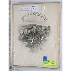 40+ STEEL AND FULL PAGE  WOOD ENGRAVINGS OF
