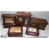 Image 1 : LOT OF 5 JEWELLERY BOXES (1 IS MUSICAL)