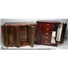 Image 1 : 2 LARGE JEWELLERY BOXES 12" TALL & 10" TALL