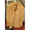 Image 1 : DANIER MEN'S BROWN SUEDE JACKET - SIZE L -