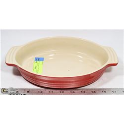 LE CREUSET 18-11 OVEN DISH (RED)