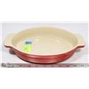 Image 1 : LE CREUSET 18-11 OVEN DISH (RED)