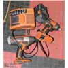 Image 1 : RIDGID 18V SET INCL DRILL, IMPACT DRILL, CHARGER &