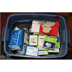 BIG TOTE FULL OF NEW ELECTRICAL