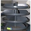 Image 1 : DURHAM ROTABIN - 4 TIER PARTS ORGANIZER