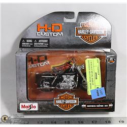 1:18 SCALE METAL HARLEY DAVIDSON HD CUSTOM  MODEL